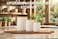 25DOL Engraved Design Kitchen Canisters Set of 3 with 74 Oz 36 Oz and 18 Oz White Storage Jars for Countertop with Airtight Bamboo Lids Large Flour Tea Coffee Sugar Spices Container Decorative