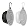 SLSON Collapsible Dog Bowl2 Pack Portable and Foldable Pet Travel Bowls Collapsable Dog Water Feeding Bowls Dish for Dogs Cats and Small Animalswith Lids Small BlackWhite