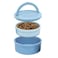 KindTail Dog Travel Bowls Set of 2 Portable Pet Food Water Dishes with Lid Handle Each Nesting Container Includes a NonSlip Silicone Base Microwave Dishwasher Safe BPA ToxinFree