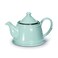 Abbott Collection Enamel Look Ceramic Teapot Mint Green 32oz 9 L