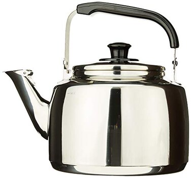 Zebra Technologies Stainless Steel Whistling Tea Pot XLarge
