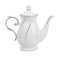 Agyiuns tea pot ceramic with lid 388 Oz for Tea Milk Coffee Flower teaWhite with gold thread