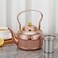 SANQIAHOME Antique 18L 60 Oz Stainless Steel Teapot with Infuser Copper
