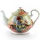 AOTELIDA Teapot 30 oz Vangogh Paintings Bone China Loose Tea Pot Floral Design Vintage Ceramic Coffee Water Pot European Style Porcelain Flower Vase