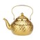 SANQIAHOME 2000ml stainless steel antique style teapotwith Infuser thickened boiling kettle lifting handleGold