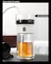 ZENS Modern Tea Pot Glass Teapot with Infusers for Loose Tea Diffusers with One Touch Pouring Cool Portable Tea Maker with Insulated Tea Mug and Travel Tea Kits for Tea Lover Gifts