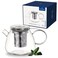VilleroyBoch Villeroy Boch Artesano Hot Cold Beverages Teapot with Filter Doublewalled Coffee Pot for Hot and Cold Beverages 3975 oz capacity Borosilicate Glass Dishwashersafe Microwavesafe