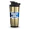 Ice Shaker Insulated Stainless Steel Shaker Bottle 26oz Gold Cold for 30 Hours Insulated Cup with Twiston Agitator OdorFree Bottle for Protein Shakes Water Smoothies Cocktails