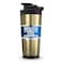 Ice Shaker Insulated Stainless Steel Shaker Bottle 26oz Gold Cold for 30 Hours Insulated Cup with Twiston Agitator OdorFree Bottle for Protein Shakes Water Smoothies Cocktails