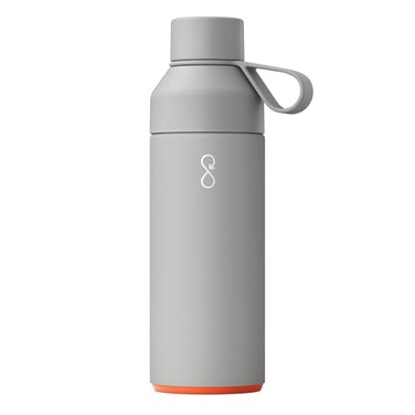 Ocean Bottle Original 17 oz Stainless Steel Water Bottle Reusable Sustainable Keeps Drinks Cold Hot Eco Friendly Gift Rock Grey
