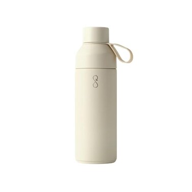Ocean Bottle Original 17 oz Stainless Steel Water Bottle Reusable Sustainable Keeps Drinks Cold Hot Eco Friendly Gift Sand Stone