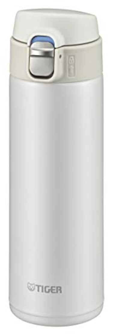 Tiger Thermos Water Bottle TIGER Mug Bottle 169 fl oz 480 ml Sahara One Touch Lightweight MMJA482WJ White