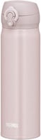 Thermos JNL505 BEP Vacuum Insulated Portable Mug 05 L Beige Pink Easy to Clean Lightweight OneTouch Open Stainless Steel Bottle Hot