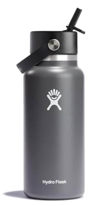 Hydro Flask 32 Oz Wide Flex Straw Cap Stone