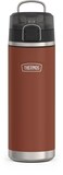 THERMOS ICON SERIES Stainless Steel Water Bottle with Spout 24 Ounce Saddle Vacuum Insulated Water Bottle with Lid