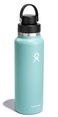 Hydro Flask Water Bottle Insulated Stainless Steel Wide Mouth Chug Lid Non Spill Leakproof in 40 Oz Dew