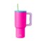 Simple Modern 30 oz Trek Tumbler with Handle and Straw Lid Cup Holder Friendly Insulated Stainless Steel Travel Mug 80s Mix