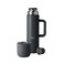 Simple Modern 36oz Insulated Hot Beverage Bottle with 2 Mugs Travel Coffee Thermos for Hot Drinks Twist and Pour Top Commute Travel and Picnic Friendly Roam Collection Graphite