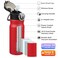 BJPKPK 18oz Insulated Water Bottle with Straw Stainless Steel Double Wall Water Bottles BPA Free Leak Proof Thermal Flask with Lockable Flip Lid and Soft Silicone SpoutRed