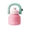 CHAKO LAB Water Bottle with Straw and Carry Handle Wide Mouth vacuum insulated stainless steel Bottles Reusable leakproof and BPAfree 33ozPinkRed