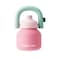 CHAKO LAB Water Bottle with Straw and Carry Handle Wide Mouth vacuum insulated stainless steel Bottles Reusable leakproof and BPAfree 33ozPinkRed