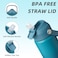 BJPKPK Insulated Water Bottle with Straw Lid 18oz Thermo Water Bottles with Soft Nozzle Flex Handle Nonslip Boot BPA Free Leak Proof Stainless Steel Metal Thermo Tumblers CupsVast