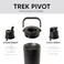 Simple Modern Trek Pivot 40oz Flip Straw Tumbler with Handle Water Bottle Boot Interchangeable Straw Chug Lids Insulated Stainless Steel Jug Gym Sports Outdoors Honolulu