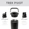 Simple Modern Trek Pivot 40oz Flip Straw Tumbler with Handle Water Bottle Boot Interchangeable Straw Chug Lids Insulated Stainless Steel Jug Gym Sports Outdoors Clementine