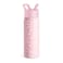Simple Modern Kids Summit Water Bottle with Straw Lid Vacuum Insulated Stainless Steel Reusable Leak Proof BPAFree Cup for School 20oz Blush Leopard