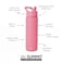Simple Modern Water Bottle with Straw Lid Vacuum Insulated Stainless Steel Metal Reusable Leak Proof BPAFree Cup for School Summit Collection 22oz Velvet Pink