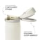 Simple Modern Mesa Loop Water Bottle with Covered Straw and Handle 24oz Cup Holder Friendly Insulated Stainless Steel Bottles for Travel Sports and School Cashew