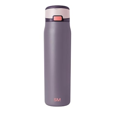 Simple Modern Mesa Loop Water Bottle with Covered Straw and Handle 30oz Cup Holder Friendly Insulated Stainless Steel Bottles for Travel Sports and School Iris Sage
