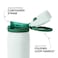 Simple Modern Mesa Loop Water Bottle with Covered Straw and Handle 30oz Cup Holder Friendly Insulated Stainless Steel Bottles for Travel Sports and School Agave