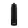 Ello Pop Fill 22oz Stainless Steel Water Bottle with Quick Fill Technology Double Walled and Vacuum Insulated Metal Leak Proof Locking Lid Sip and Chug Reusable BPA Free Black