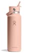 Hydro Flask Water Bottle Insulated Stainless Steel Wide Mouth Flex Straw Lid Non Spill Leakproof and Refillable in 40 Oz Seacliff