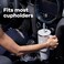 Hydro Flask Travel Tumbler with Handle Lid and Straw Insulated Stainless Steel in 40 Oz Seacliff