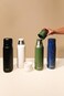 Ello Therma 32oz Insulated Stainless Steel Thermos for Hot Cold Beverages with Leak Proof Lid Builtin Cup Triple Wall Insulation Hot 24 Hrs Perfect for CoffeeTea Dishwasher Safe Black