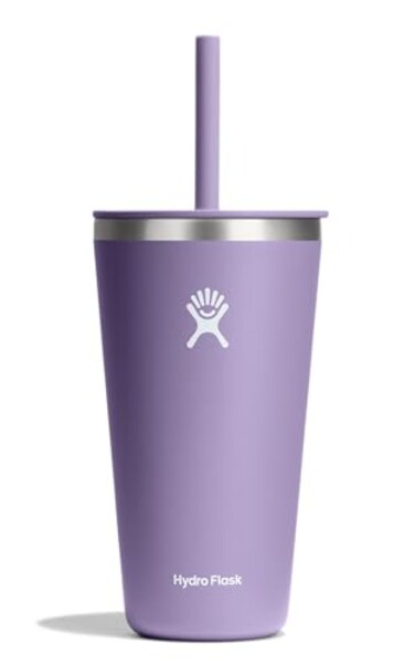 Hydro Flask 28 Oz All Around Tumbler Straw Lid Moonshadow