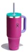 Hydro Flask 40 Oz Travel Tumbler with Handle Lid and Straw Insulated Stainless Steel in 40 Oz Holiday Punch