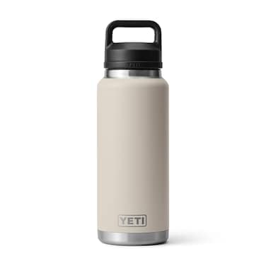 YETI Rambler 36 oz Bottle Leakproof Vacuum Insulated Stainless Steel with Chug Cap Cape Taupe