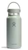 Hydro Flask Water Bottle Insulated Stainless Steel Wide Mouth Flex Lid Non Spill Leakproof and Refillable in 32 Oz Tonal Agave