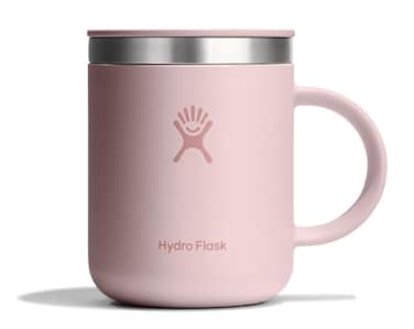 Hydro Flask Coffee Mug Insulated Stainless Steel Non Spill Leak Resistant Travel Mug 12 Oz Trillium Pink