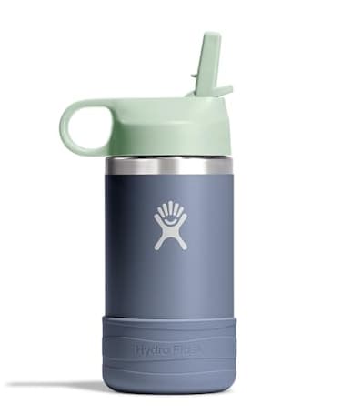 Hydro Flask Kids Water Bottle for School Stainless Steel and Insulated with Straw Cap 12 Oz Koala