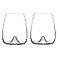 Waterford Elegance Stemless Wine Glass Pair