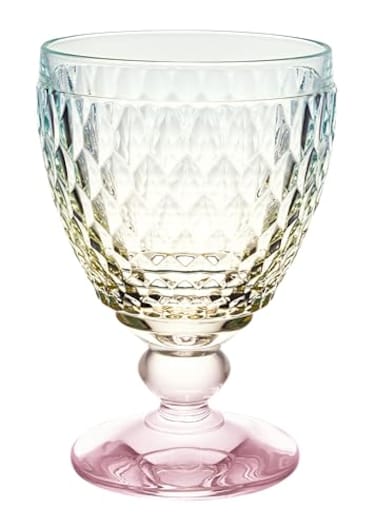 VilleroyBoch Villeroy Boch Boston Pearl Red Wine Goblet Set of 4 10 ozs Crystal Glass Made in Germany