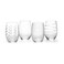 Mikasa Cheers Stemless Wine Glasses Set of 4 17Ounce Clear Glasses Durable and Elegant Perfect for Red or White Wine Dishwasher Safe