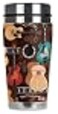 Mugzie Guitars Stainless Steel Travel Mug with Insulated Wetsuit Cover 20 oz Black