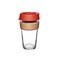 KeepCup Brew Cork Reusable Glass Tumbler with Natural Cork Grande Coffee Cup 16oz 454ml Daybreak