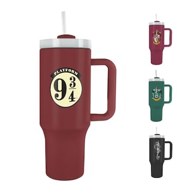 Pyramid International HARRY POTTER 9 34 40oz1200ML Tumbler with Straw and Lid Advanced DoubleWall Vacuum Insulation Ensures Cold Drinks Remain Cold Up to 11 Hours Hot for Up to 7 Hours BPAFree