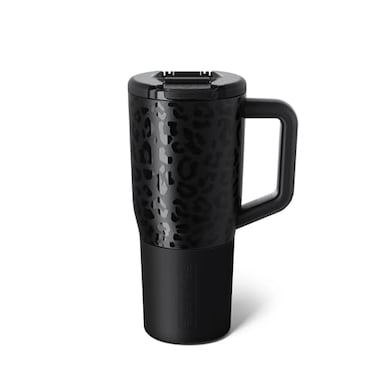 Br&Atilde;&frac14;Mate BrMate Mv 25oz 100 Leak Proof Insulated Coffee Mug with Handle Lid Stainless Steel Coffee Travel Mug Double Walled Coffee Cup Onyx Leopard